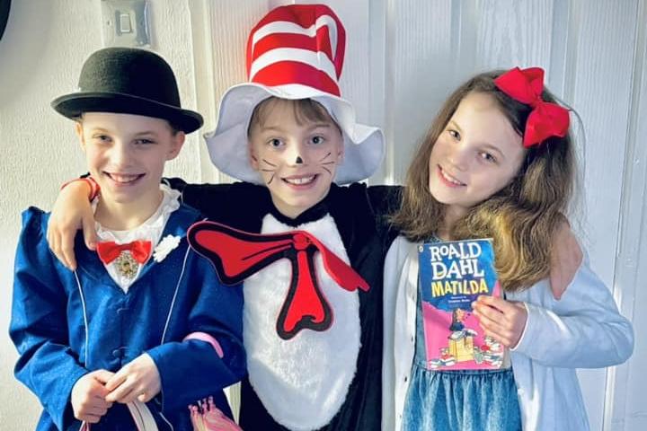 Leanne Gerrard said: Twins Edie and Iris as Mary Poppins & Matilda. Freddie as The Cat in the Hat."