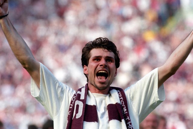 The Frenchman scored the winning goal in the 1998 Scottish Cup final.
