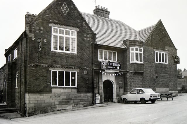 Out of Town pub, Goytside Brampton pictured in 1991