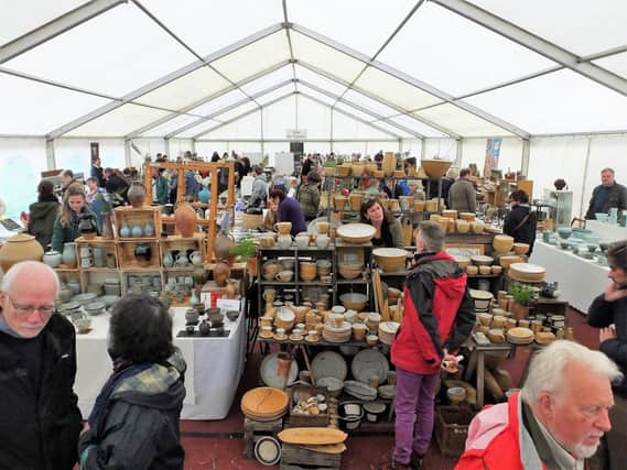 Wardlow Mires Pottery and Food Festival will take place in a large marquee in the Derbyshire Dales hamlet on September 11 and 12.