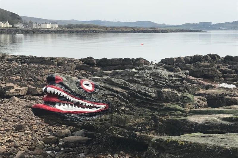 Michele Brodie snapped this picture of the famous crocodile rock, on the Isle of Cumbrae, during a hike around the island.