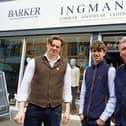 Darren Twigg, Sumner Ingman and Andrew Ingman of Ingmans Cobbler, Footwear and Clothing business.