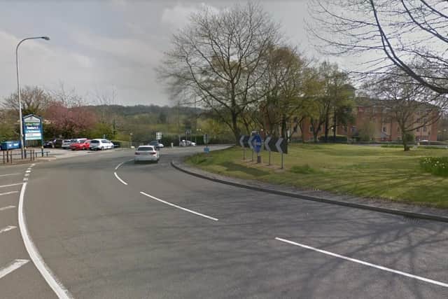 Chesterfield's Lordsmill roundabout. Picture: Google.