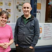 Helen Corcoran and James Starky of The Hub at Low Pavement, Chesterfield
