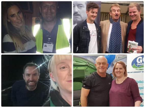 These are some of the celebrities that DT readers have met across the county.