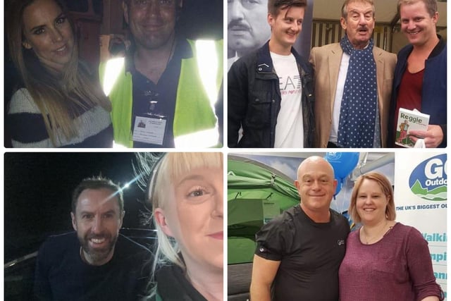 These are some of the celebrities that DT readers have met across the county.