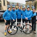 Alistair Puddick, second left, and the team of friends he is leading to Scotland for Parkinson's UK. (Photo: Alison Slater)