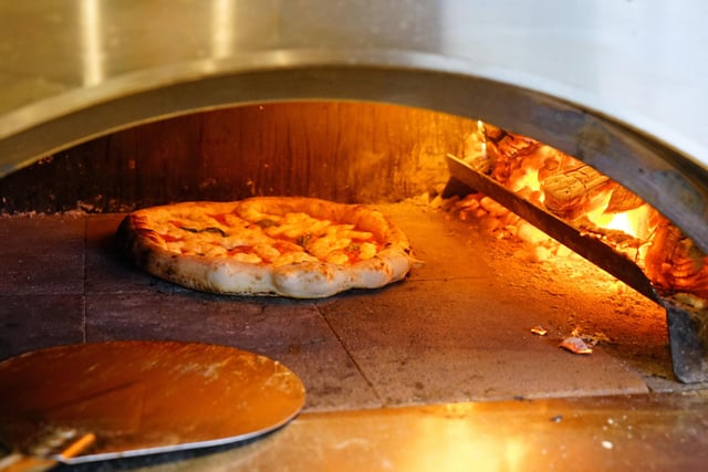The venue offers wood-fired Neapolitan pizzas.