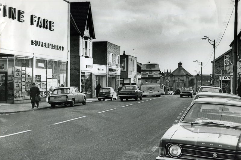 In 1976, there was a Fine Fare supermarket on Crookes, a Fletcher's bakery and a toy shop instead of pork sandwiches on offer