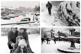 Derbyshire snow pictures over 80 years