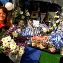 Lynn Fanton outside her shop in Chesterfield in 1997
