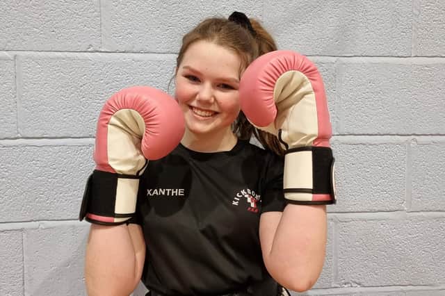 Xanthe Povey is a black belt at just 12-years-old.