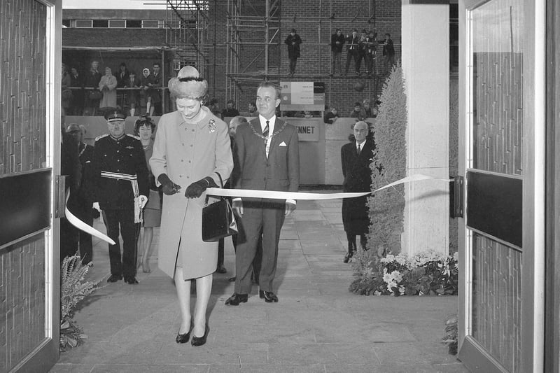 Were you there when Her Majesty the Queen officially opened the new Billingham Forum in October 1967?
