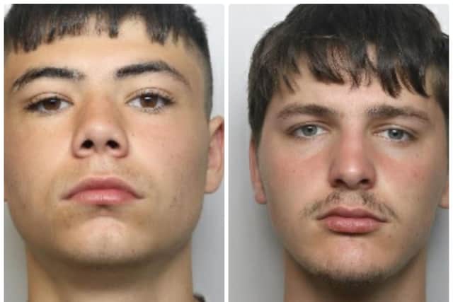 Doncaster (L) and O’Neill (R) were sentenced last week at Derby Crown Court.
