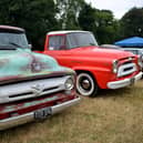 Vehicles at a previous Ashover Classic Car and Bike Show.