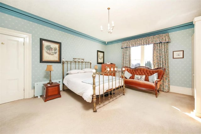 One of the beautiful six bedrooms