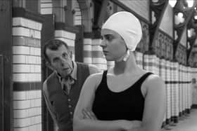 KIrsten Callaghan and John Locke in a still from the film Vindication Swim which focuses on the life of Mercedes Gleitze, the first British woman to swim the English Channel (photo: Relsah Films)