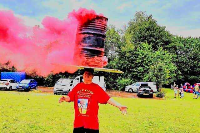 Derbyshire granddad with 103 world records films head-balancing stunts ...