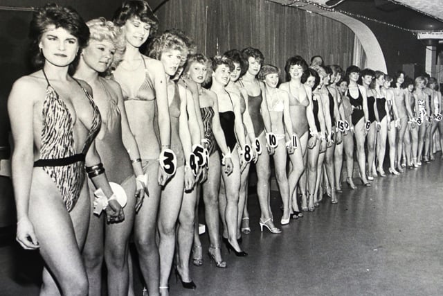 Miss Chesterfield competion contestants in 1986
