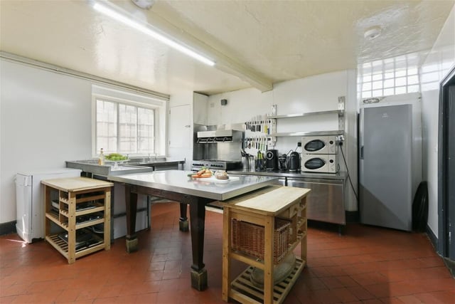 There is a commercial-style kitchen in the property which is currently used as a holiday let but would be equally suited as a wedding venue or large family home.