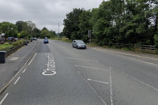 The A619 (Chatsworth Road/Baslow Road) is currently being resurfaced between Holymoor Road to Brookside Glen. The work is expected to be completed on July 10.
