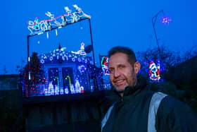 The balcony on Lilac Street has become well-known in Hollingwood after winning the ‘best Christmas decorations’ award twice in a row, in 2021 and 2022.