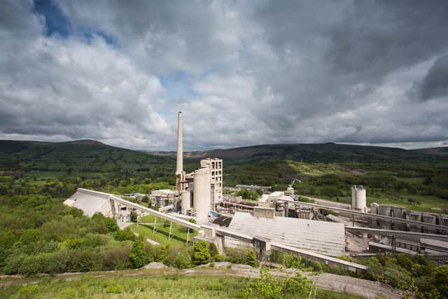 Aggregate Industries' Lafarge Cement plant, near Cauldon in Staffordshire.