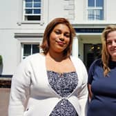 New Bath Hotel events supervisor Jamille Riverol, left, and general manager Sarah Foxon.