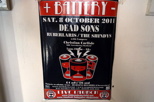 Did you attend this gig whose poster is still on the wall of the former Department nightclub?