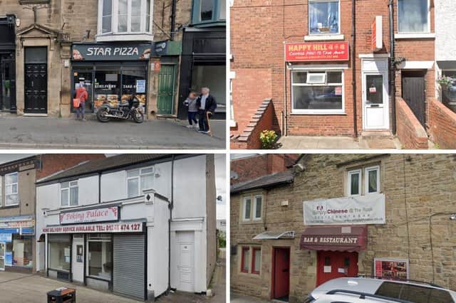 Takeaways in Derbyshire with the lowest food hygiene ratings