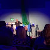 Jon Richardson and  friends entertained 500 members of the public at a special event held at Netherthorpe School, Chesterfield.