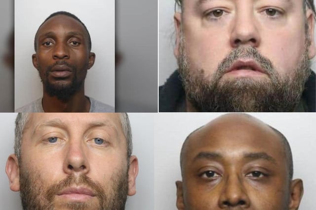 Pictured here are the faces of killers and murderers jailed this year for shocking crimes across the county.