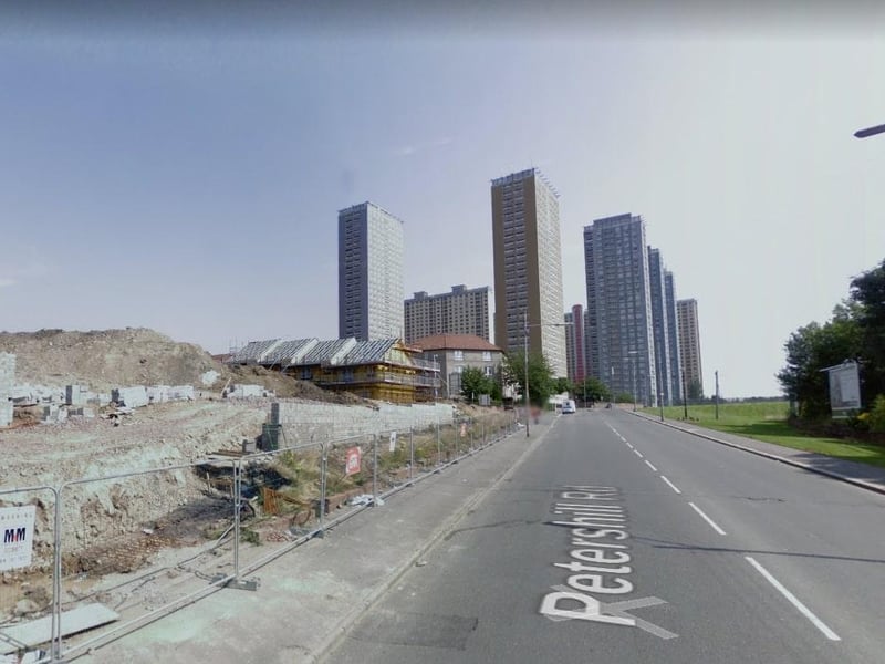 Collectively, the giant Red Road flats were a North Glasgow landmark and could be seen across the city - but the area was already starting to change when this image was taken.