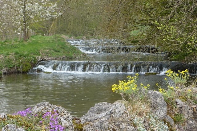 The source of the River Lathkill is at Monyash, near Bakewell, and it flows through the Derbyshire Dales until it joins the River Wye at Rowsley. It is unique, as the only river in the area that flows exclusively over limestone. As well as this, it provides a very relaxing walking trail.