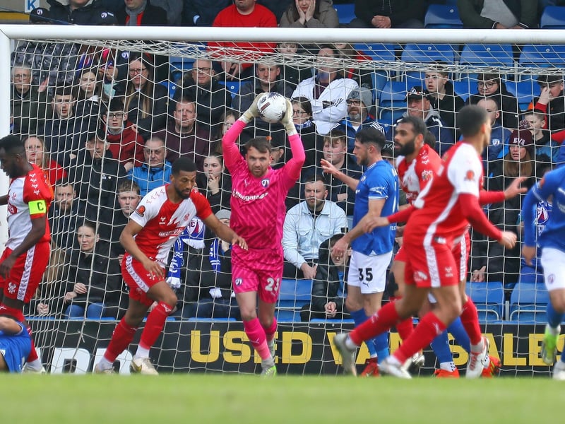 Currently, he is the only goalkeeper on the books following the end of Tyrer's loan and Chadwick's departure. A new stopper, possibly Tyrer again, will come in but Boot showed he was a safe pair of hands last season when called upon.
