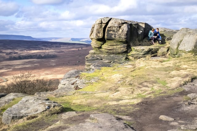 If you start at Hathersage, the walk is 9 miles. You'll be rewarded with superb views of the Derwent and Hope Valleys, Mam Tor and Kinder Scout.