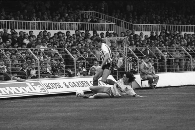 A snap from a game against Norwich in 1985,  Sunderland lost the game 2-0.
