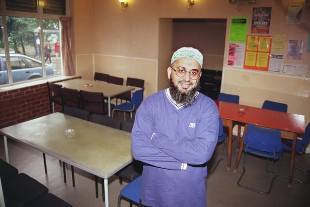 Kashmir Curry Centre owner Basharit Hussein pictured in 1999