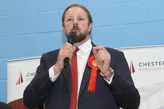 Labour MP for Chesterfield Toby Perkins