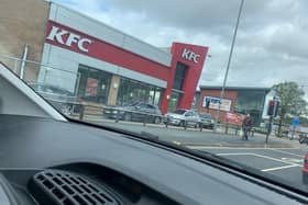 KFC queues in Sheffield