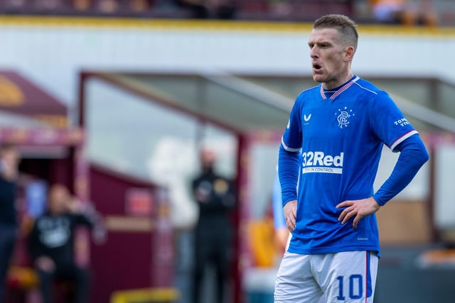 A terrifically intelligent player, his reading of the game was influential in Rangers' passing and in halting United attacks.