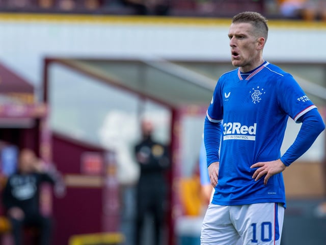 A terrifically intelligent player, his reading of the game was influential in Rangers' passing and in halting United attacks.