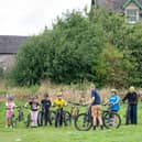 Children enjoying bikes at Derby Kids Camp
