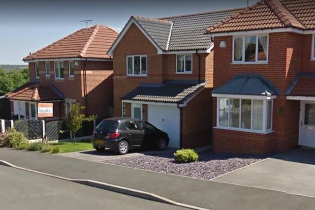 A total of 46 properties sold in the Middlecroft area of Staveley and Poolsbrook, both within the Chesterfield borough, comprising 18 semi-detached houses, 15 terraces, 11 detached houses and two flats/maisonettes.