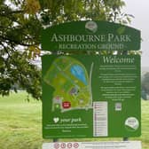 Ashbourne Recreation Ground is amongst the green areas affected by the new restrictions.