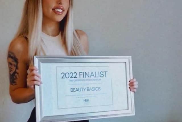 Kayley Mullard has been voted among the top 50 brow businesses in the UK Hair and Beauty Awards.