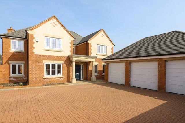 Yet another five bedroom detached house, this one has a value of £795,000.