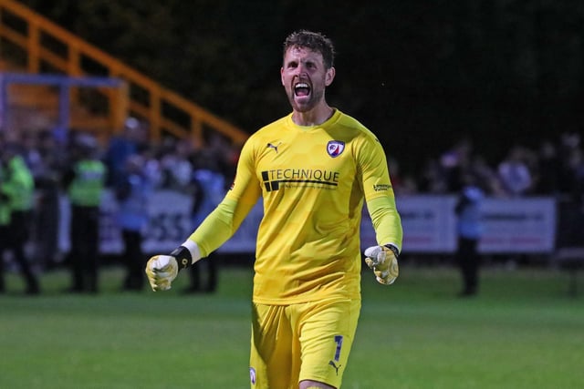 The goalkeeper started 48 of Chesterfield's 50 games in all competitions, including all 44 league matches, keeping 17 clean sheets. Also got one assist in the win at Yeovil.