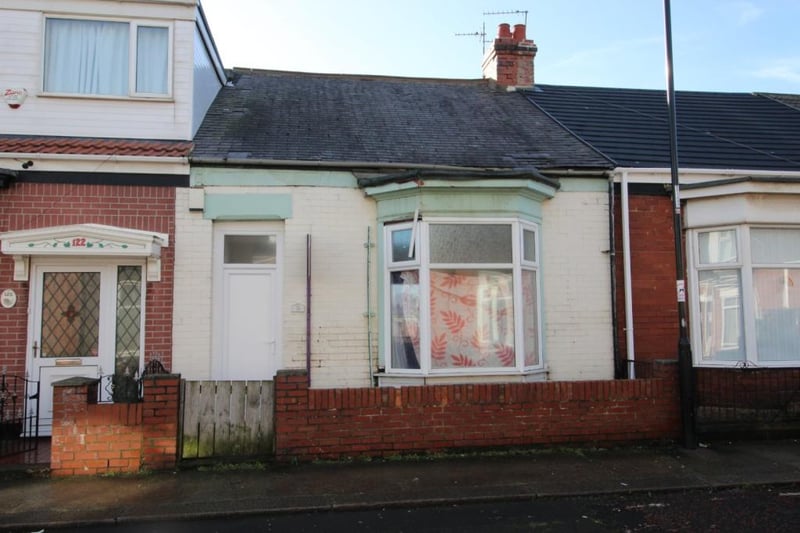 This two bedroom cottage is on the market for offers in the region of £38,000.