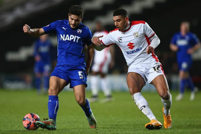 Former Spireite Sam Morsy, pictured left, has joined Middlesbrough from Wigan Athletic.